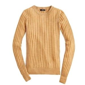 J. Crew Camel Ribbed Sweater